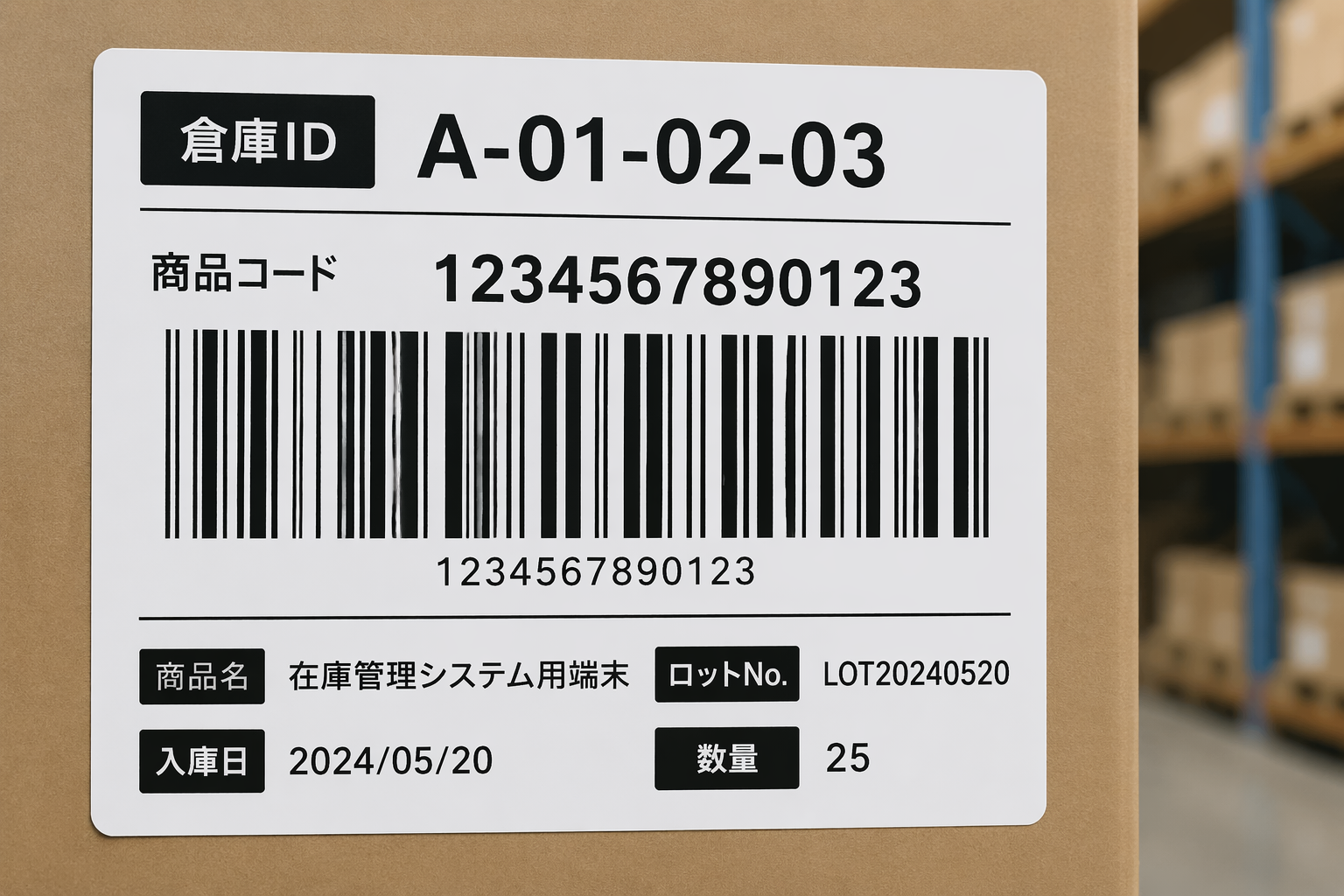 バーコード管理の導入による業務効率化